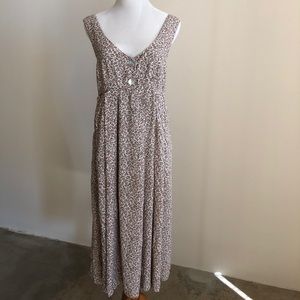 1990s Tank Smock Midi Dress