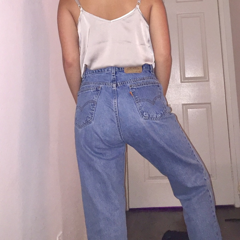 Vintage Orange Tag Levi's 550