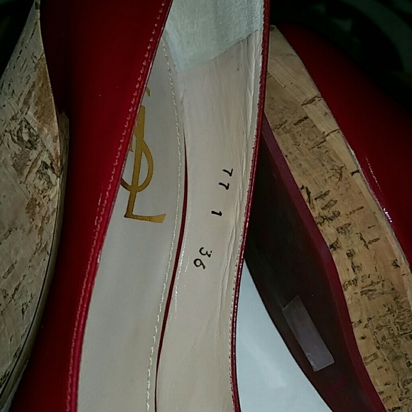 YSL Lili 80 cork wedges - Picture 7 of 8