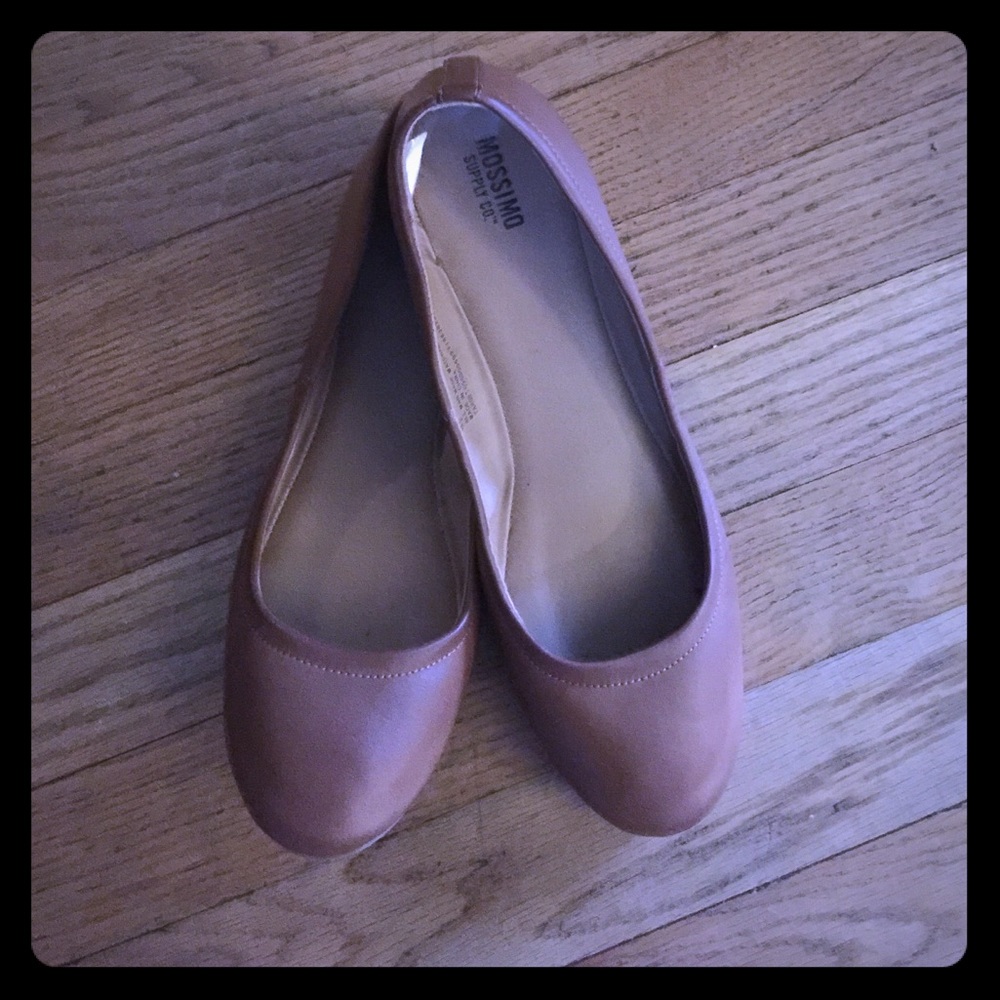 Camel colored flats