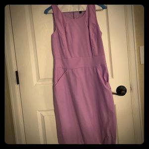 J.Crew lilac sheath dress w/ fabulous pockets!