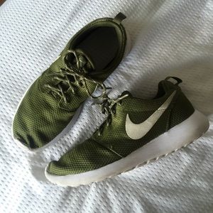 Olive Green Nike Roshes