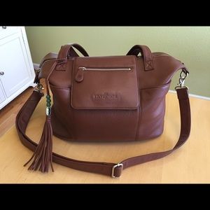 Lily Jade Madeline in Brandy Diaper Bag