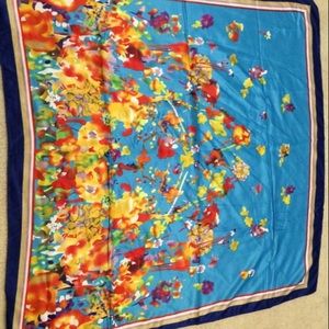 Silk square scarf