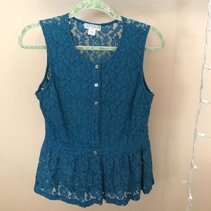 Lacey blue top from Cotton On