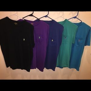 Turquoise Ralph Lauren Polo Pocket T