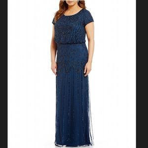 Adrianna Papell Plus Size 22w gown elegant dress