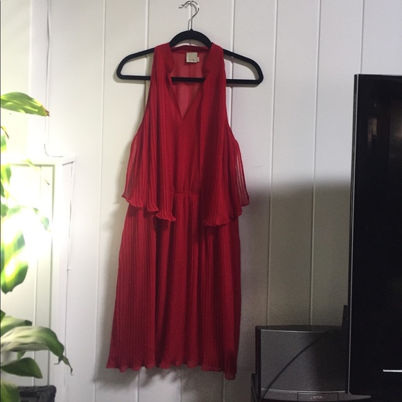 Sheer Red Dress Irene's Story size L - Picture 2 of 8