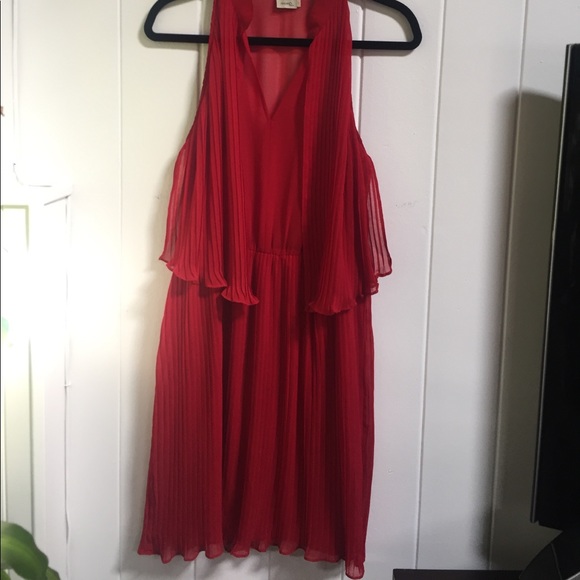 Sheer Red Dress Irene's Story size L - Picture 4 of 8