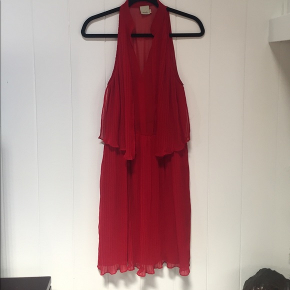 Sheer Red Dress Irene's Story size L - Picture 8 of 8