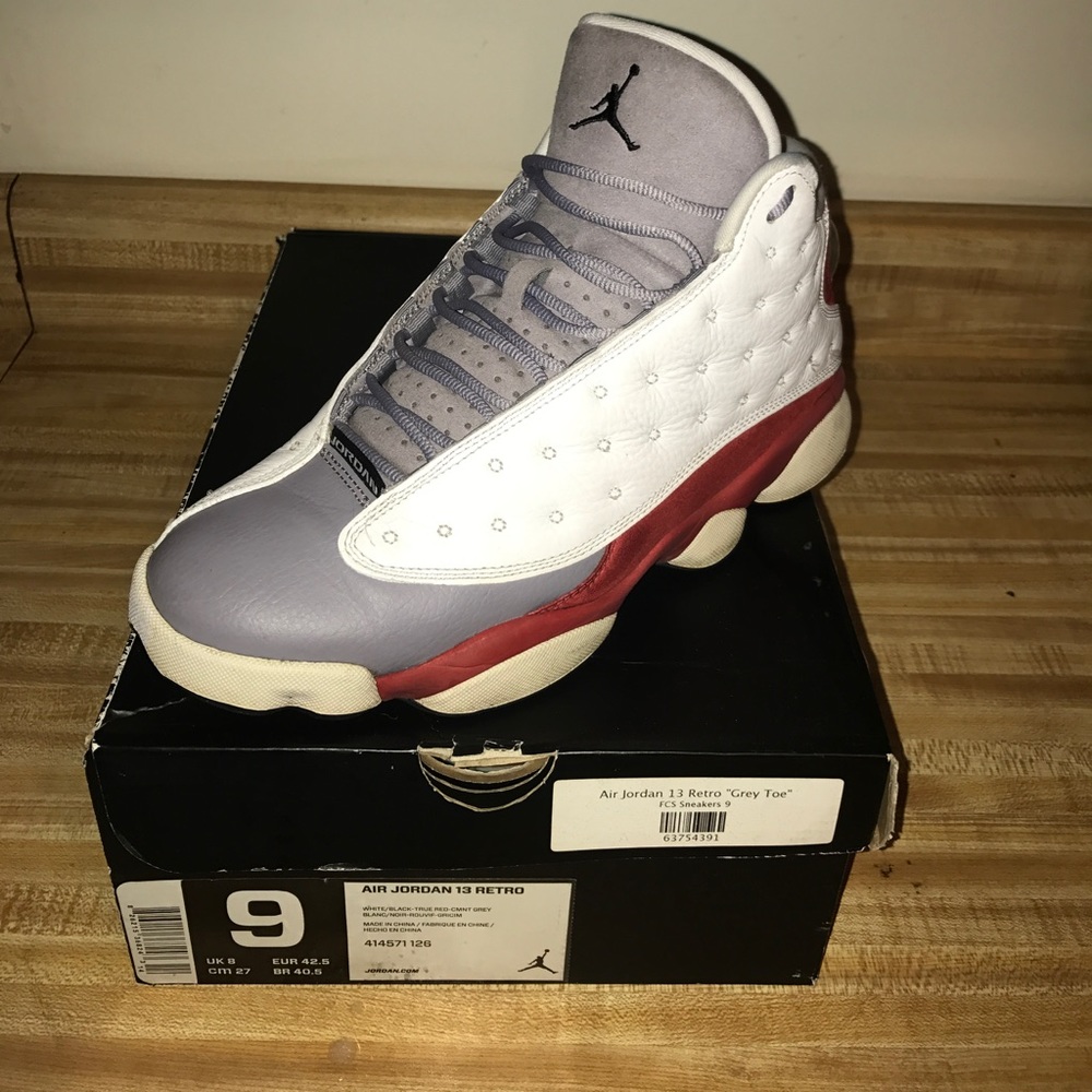 Jordan Grey Toe 13s