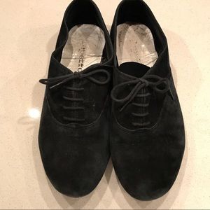 Repetto black suede lace ups 39