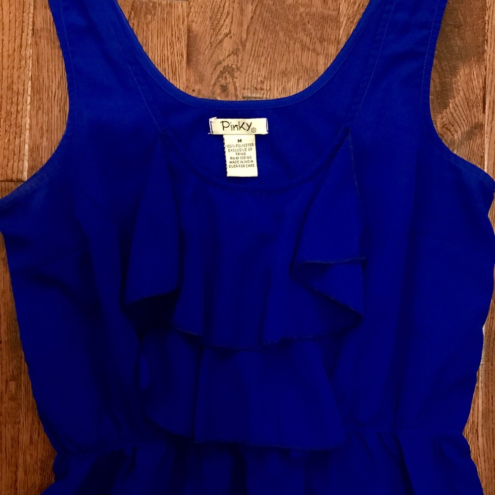 Beautiful Cobalt Dress - Picture 3 of 4