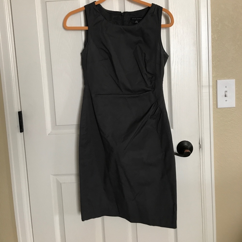Banana Republic steel-gray stretch dress