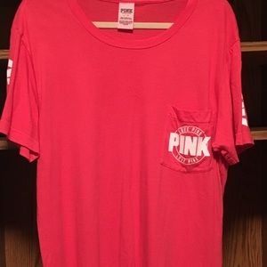PINK-Victoria’s Secret-Pocket Tee