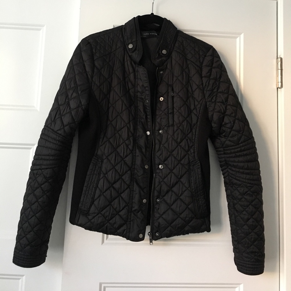 Zara Black Quilted Jacket