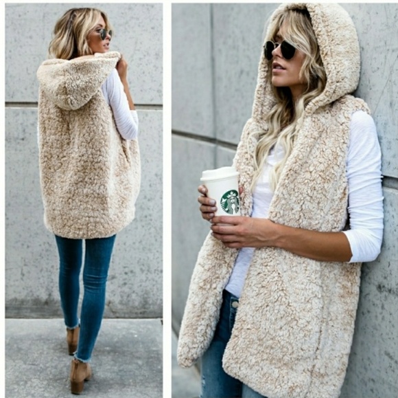 ❄Sherpa Hooded Vest❄ 1 left - Picture 7 of 7