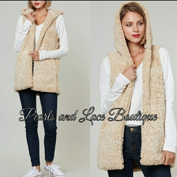 ❄Sherpa Hooded Vest❄ 1 left - Picture 5 of 7
