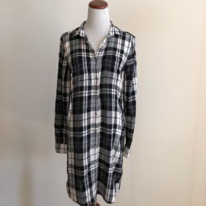 Plaid Button Down Dress