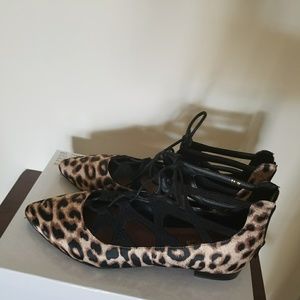 Leopard Print Flats
