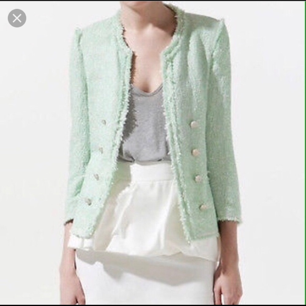 Zara tweed blazer