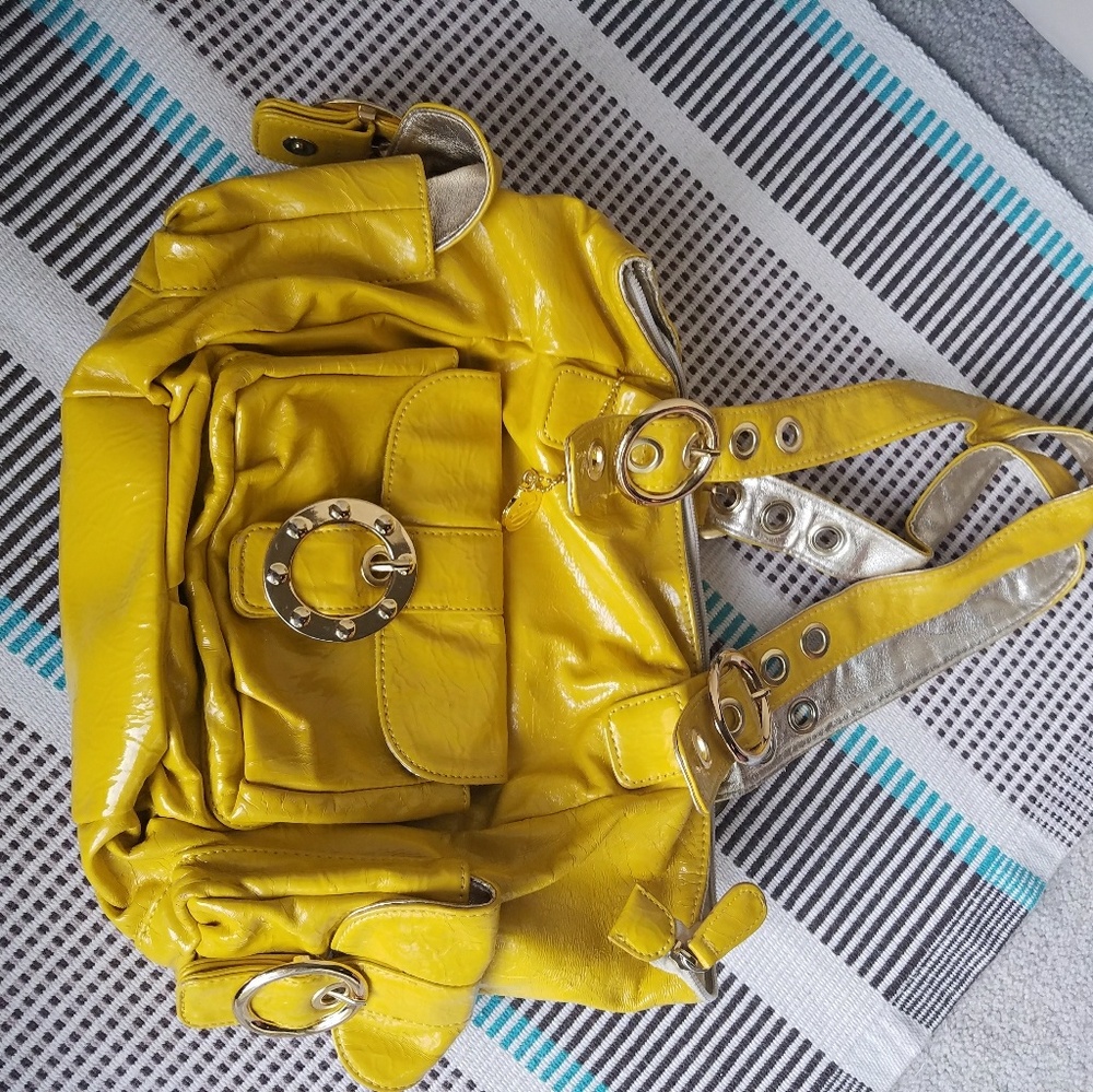 Big Buddah yellow purse