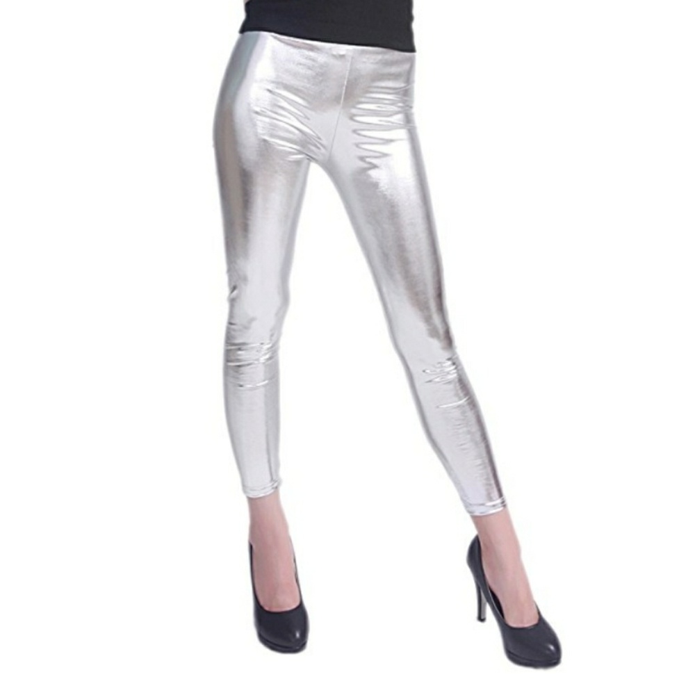 Silver hot pants
