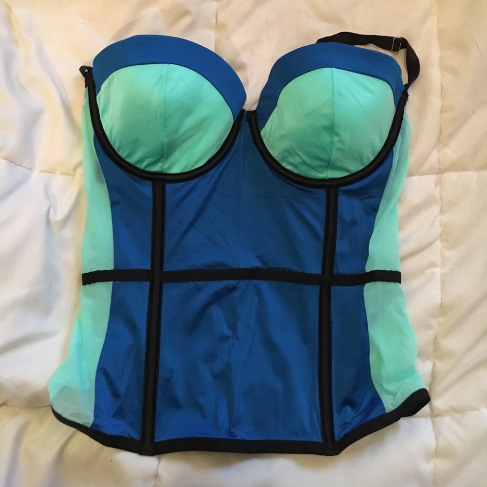 Color block bustier