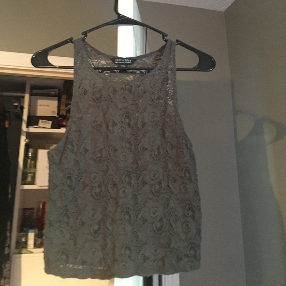 American Eagle Soft and Sexy Cropped Tank