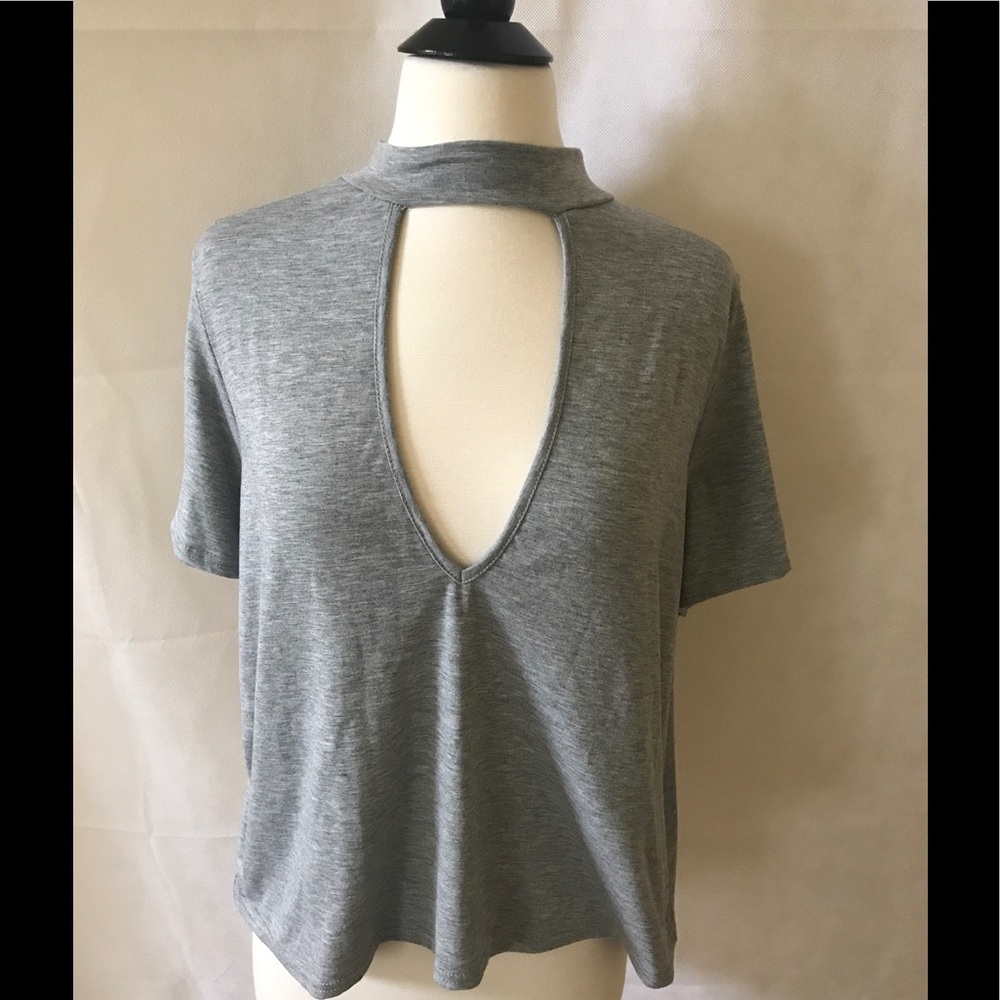NORDSTROM NWT MISGUIDED CHOKER TEE WOMENS SIZE 10