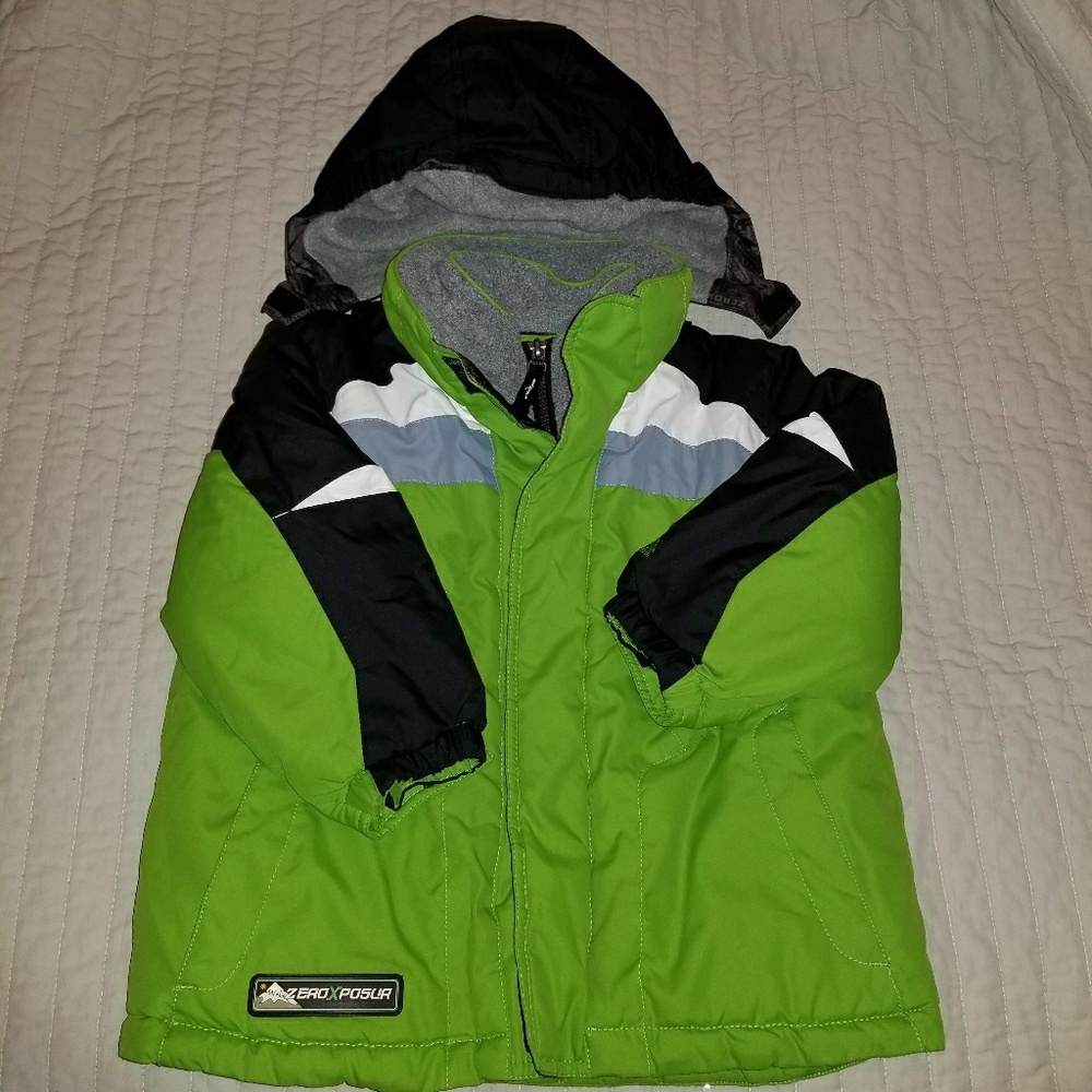 Toddler green winter coat