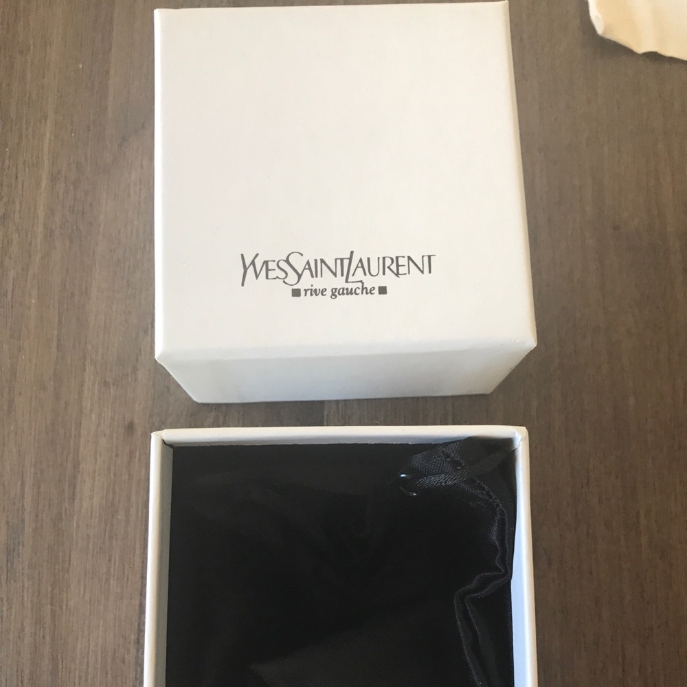 YSL yves saint laurent Arty ring sz6 turquoise - Picture 6 of 6