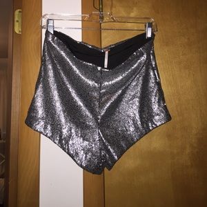 never worn free people high waisted sequin shorts