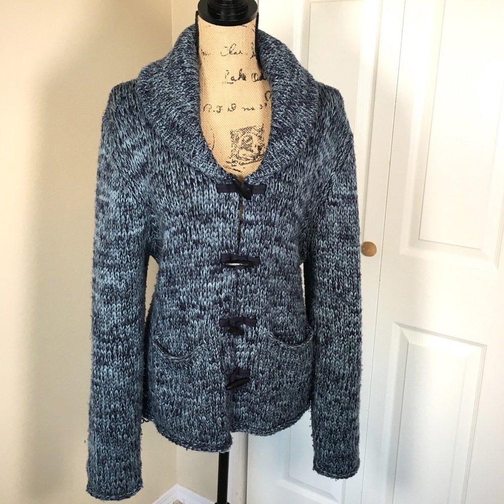 Moda International Blue Button Up Cardigan XL