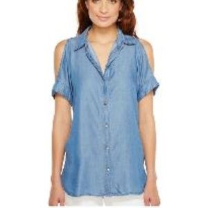 Michael Kors - Tencel Cold Shoulder Top