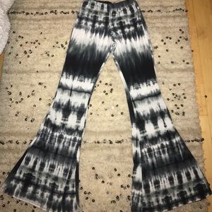 Tie dye bell bottoms