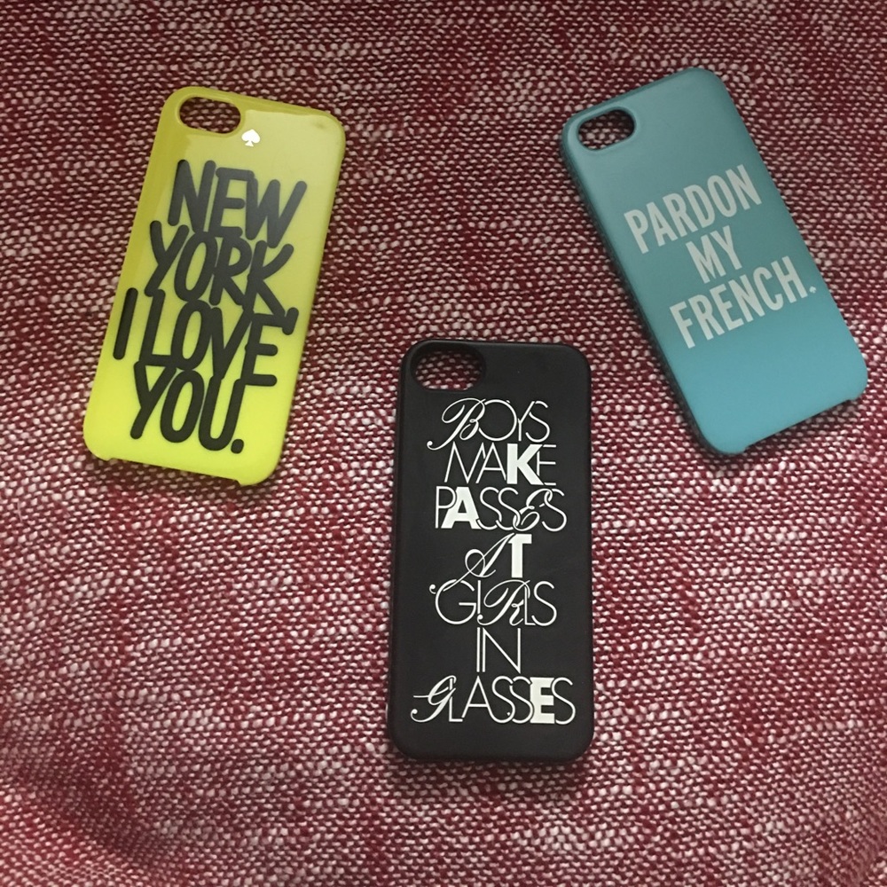 all 3 come together kate spade phone covers 5/5s!