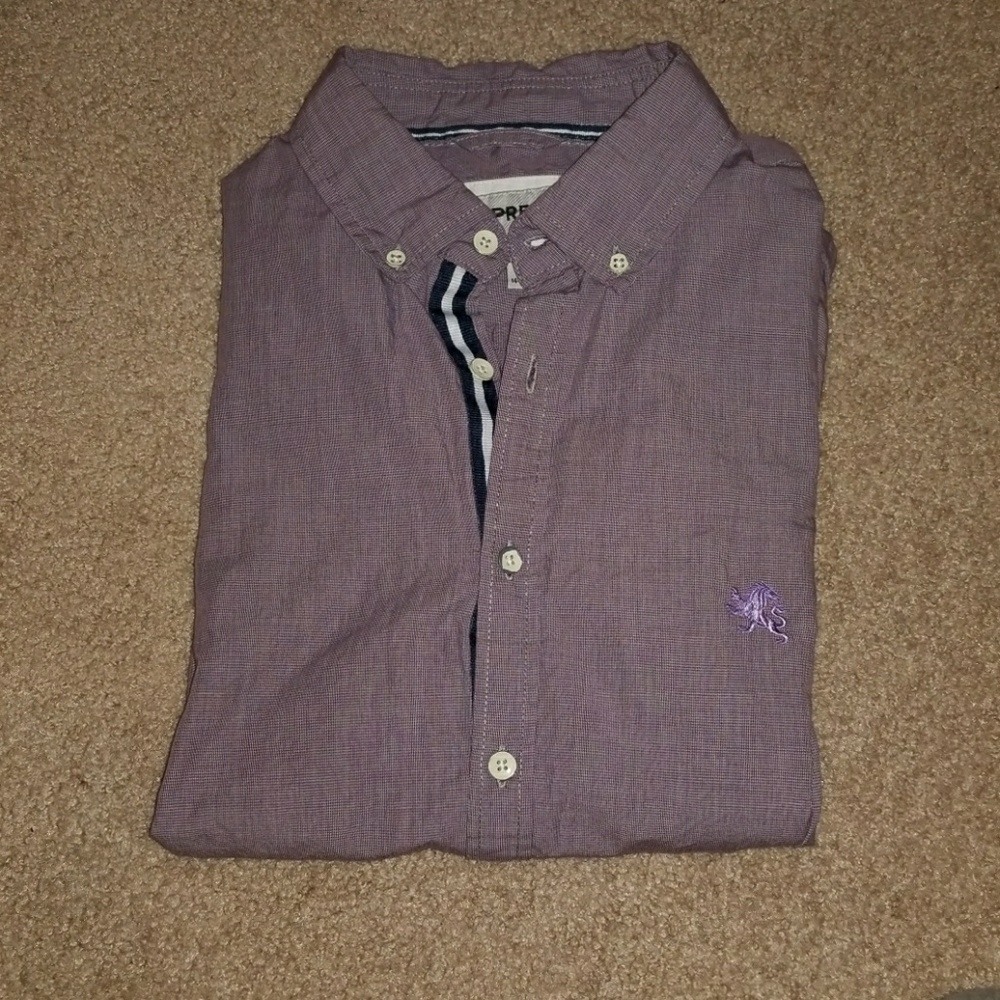 Express button down small