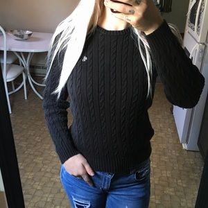 Ralph Lauren black knit sweater