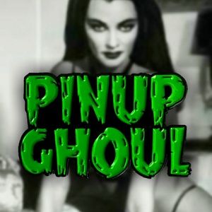 Green Pinup Ghoul Enamel Pin