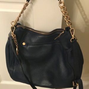 Michael Kors Navy Blue Hobo