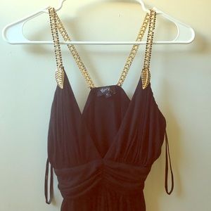 Sexy Sky Dress with gold and jewel detail 🙏🏻👌🏼