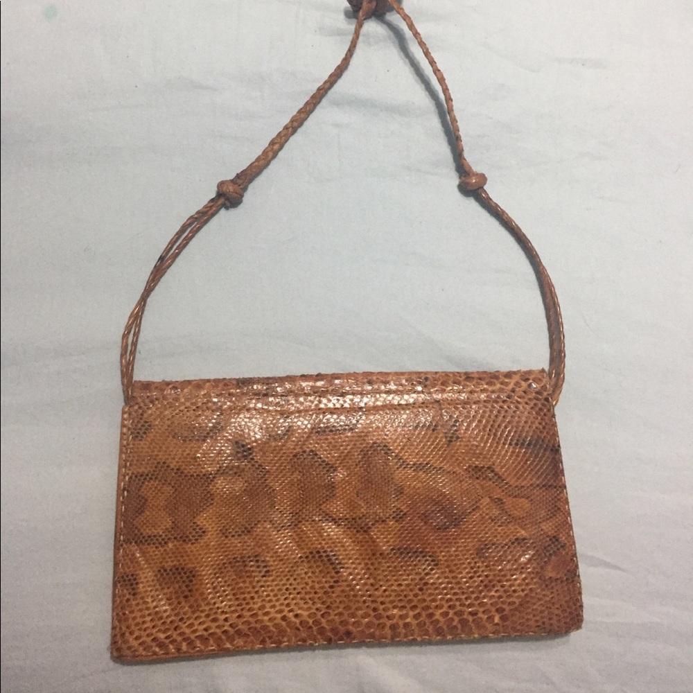 Vintage snake skin bag