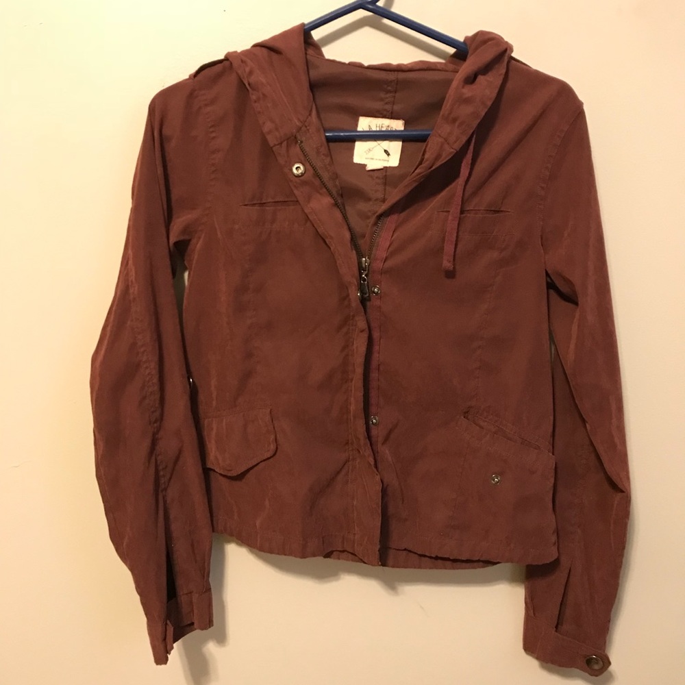 Light maroon army jacket