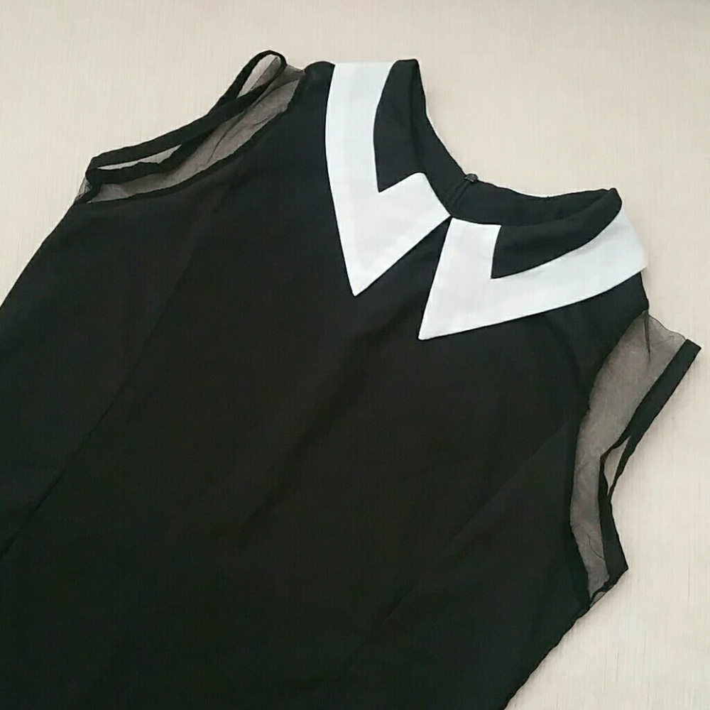 White&Black Blouse