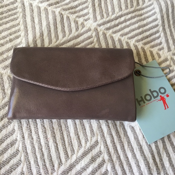 gray hobo wallet