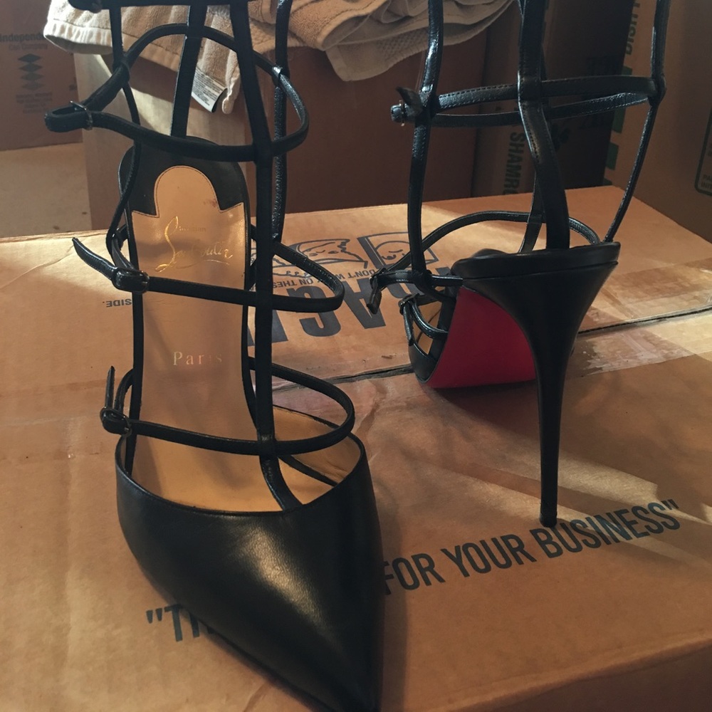 Caged louboutin high heel, size 42