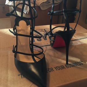 Caged louboutin high heel, size 42