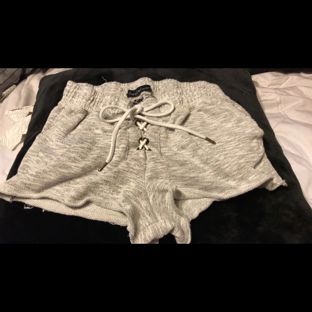 Lace up shorts