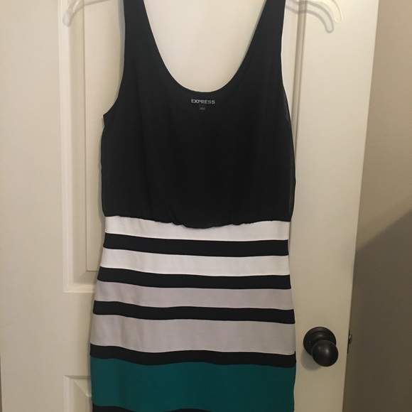 Fitted Express Mini Dress - Picture 1 of 4